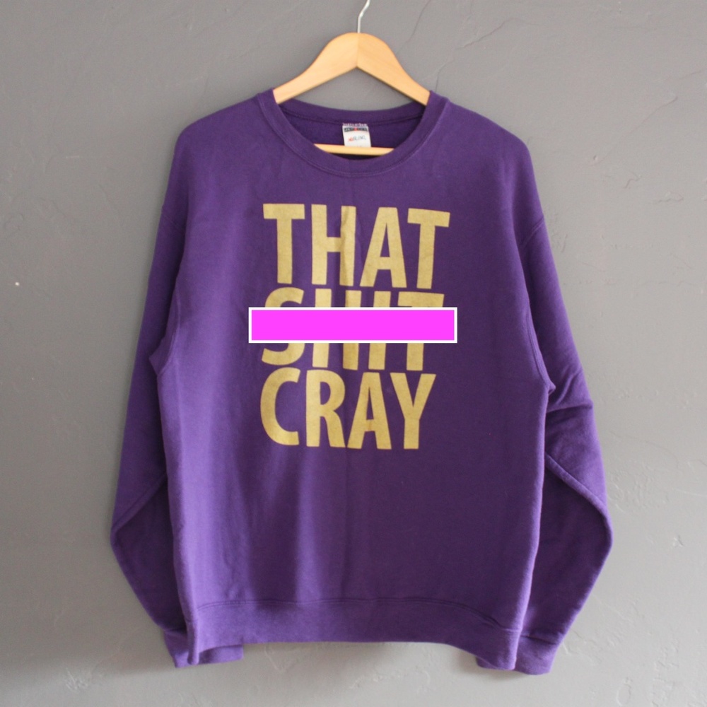 Jay-Z/Kanye Song Lyric Sweatshirt